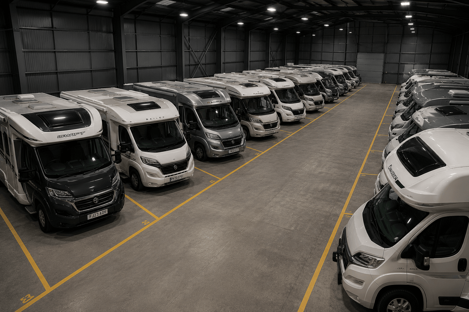 Indoor Motorhome Storage